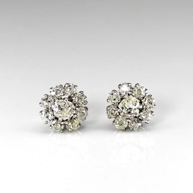 Unique Jewelry For Less – Shop The Sale Now Old Mine Cut Diamond Stud Earrings | 1.82ctw | Unique Jewelry For Less – Shop The Sale Now Old Mine Cut Diamond Stud Earrings | 1.82ctw |