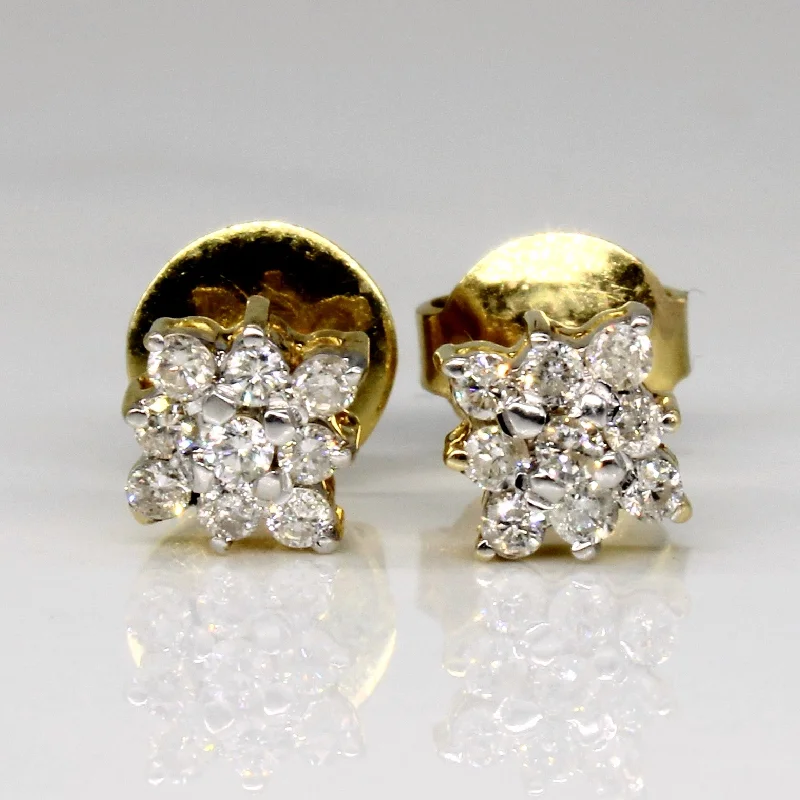 Affordable Glamour – Premium Jewelry For Less Diamond Cluster Stud Earrings | 0.20ctw | Affordable Glamour – Premium Jewelry For Less Diamond Cluster Stud Earrings | 0.20ctw |