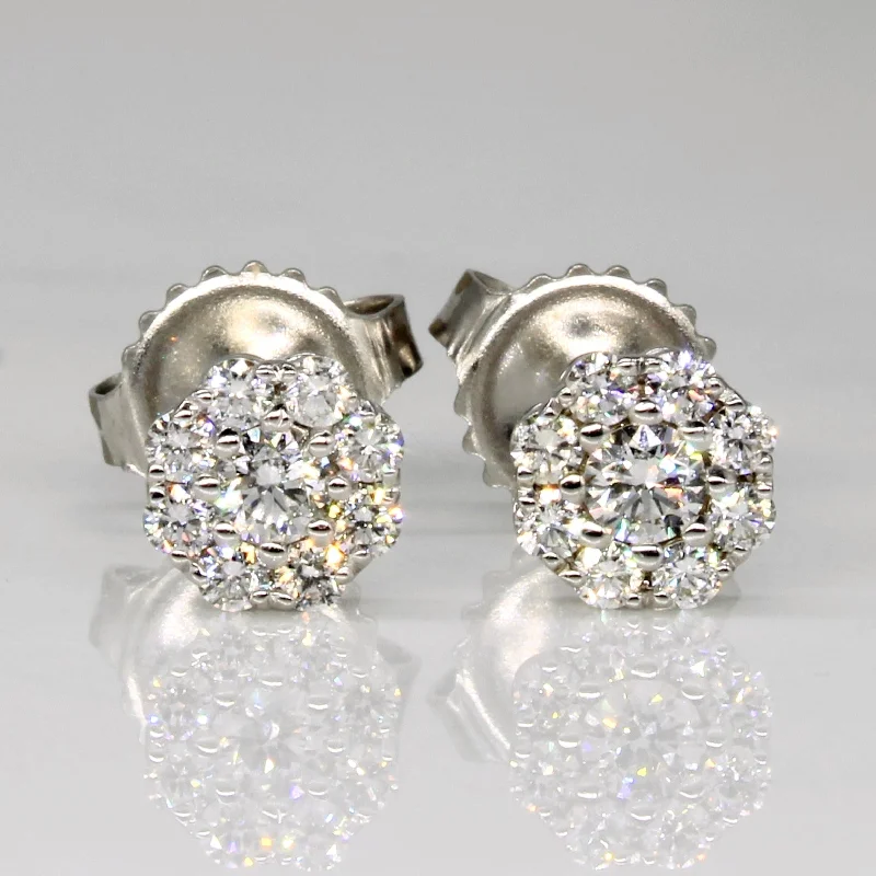 Shop Signature Jewelry Styles At Exclusive Prices Diamond Cluster Stud Earrings | 0.40ctw | Shop Signature Jewelry Styles At Exclusive Prices Diamond Cluster Stud Earrings | 0.40ctw |