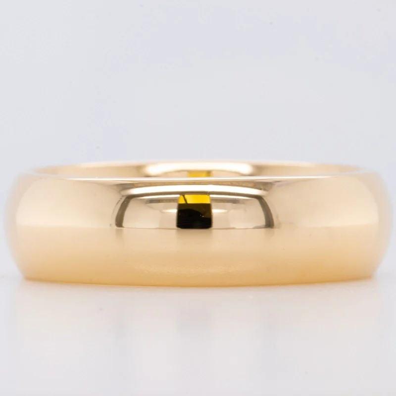 Elevate Your Jewelry Collection With Limited-Time Savings Domed 14k Yellow Gold Comfort Fit 6mm Wedding Band 7.7 grams Ring Size 6.75 Elevate Your Jewelry Collection With Limited-Time Savings Domed 14k Yellow Gold Comfort Fit 6mm Wedding Band 7.7 grams Ring Size 6.75