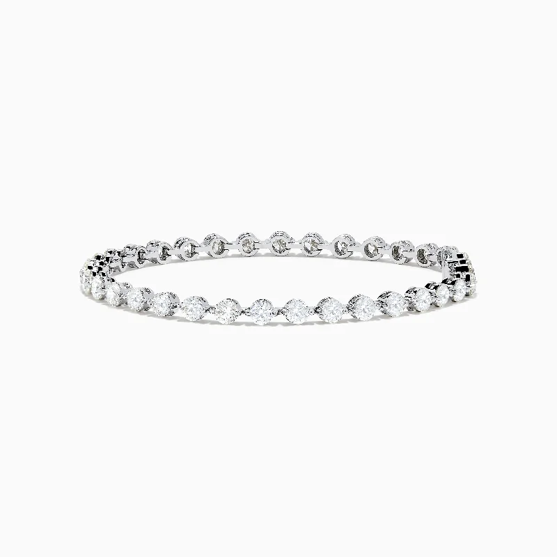 Get The Jewelry You Love At A Price You Love 14K White Gold Diamond Tennis Bracelet 6.86 TCW Get The Jewelry You Love At A Price You Love 14K White Gold Diamond Tennis Bracelet 6.86 TCW