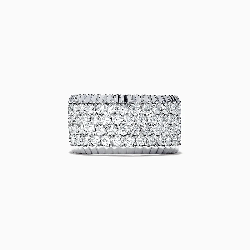 Shop Fine Jewelry With Amazing Deals 14K White Gold Diamond Pave Ring, 1.47 TCW