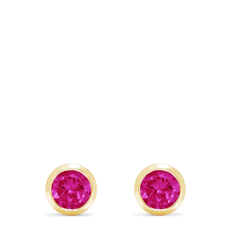 Best Jewelry Sale Prices – Limited-Time Offer Ruby Royale 14K Yellow Gold Bezel Set Ruby Stud Earrings, 1.14 TCW Best Jewelry Sale Prices – Limited-Time Offer Ruby Royale 14K Yellow Gold Bezel Set Ruby Stud Earrings, 1.14 TCW