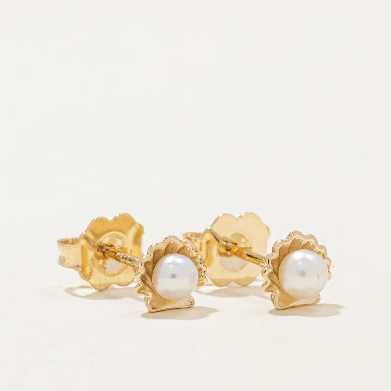 Affordable Luxury Jewelry For Every Occasion '100 Ways' Freshwater Pearl in Shell Stud Earrings Affordable Luxury Jewelry For Every Occasion '100 Ways' Freshwater Pearl in Shell Stud Earrings