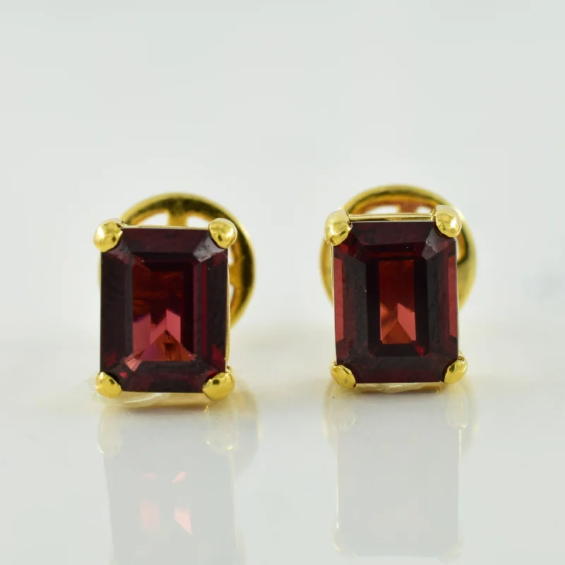 Shop Fine Jewelry With Exclusive Savings Garnet Stud Earrings | 4.00ctw |