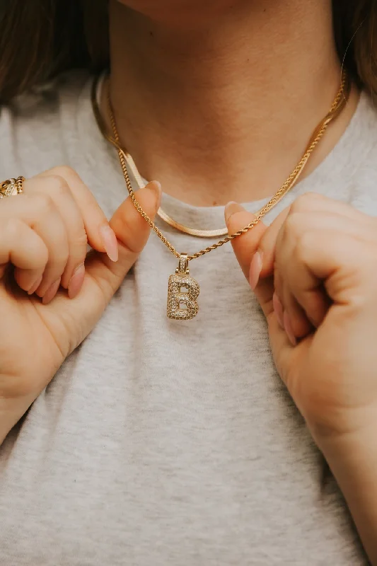 Grab Exquisite Jewelry At The Lowest Prices Girly Pop 316L Stainless Steel Initial Necklace Grab Exquisite Jewelry At The Lowest Prices Girly Pop 316L Stainless Steel Initial Necklace