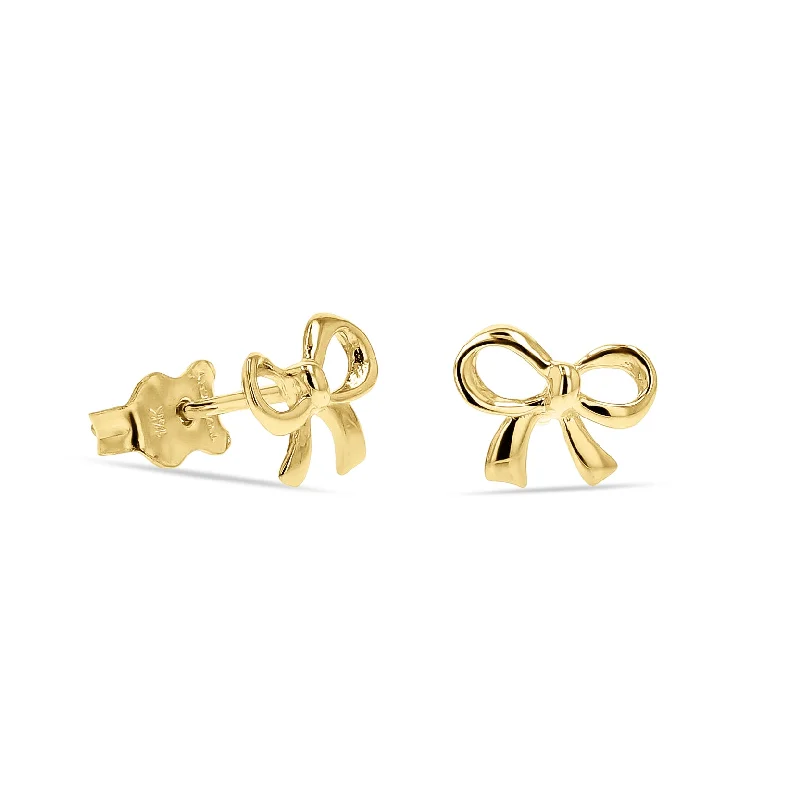 Unlock Unbeatable Jewelry Deals Before They’Re Gone Gold Bow Studs