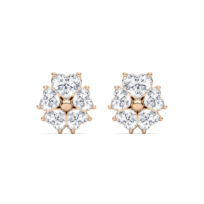 Your Perfect Accessory At The Perfect Price Gold Point Lucky Heart Stud Earrings