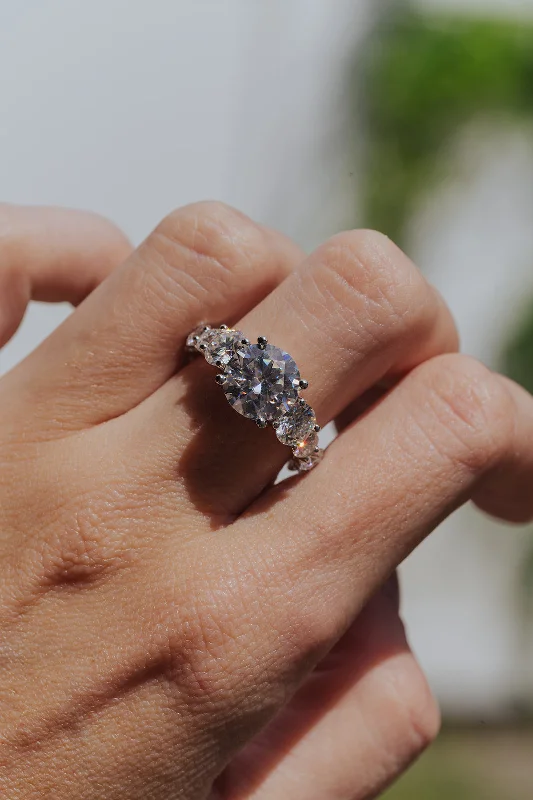Timeless Elegance, Temporary Discounts – Act Fast HBIC .925 Sterling Silver 8 Carat Moissanite Ring Timeless Elegance, Temporary Discounts – Act Fast HBIC .925 Sterling Silver 8 Carat Moissanite Ring
