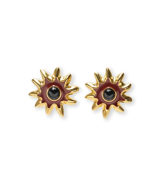 Elegant Designs, Unbeatable Discounts – Shop Jewelry Now Helios Stud Earrings in Burgundy Elegant Designs, Unbeatable Discounts – Shop Jewelry Now Helios Stud Earrings in Burgundy
