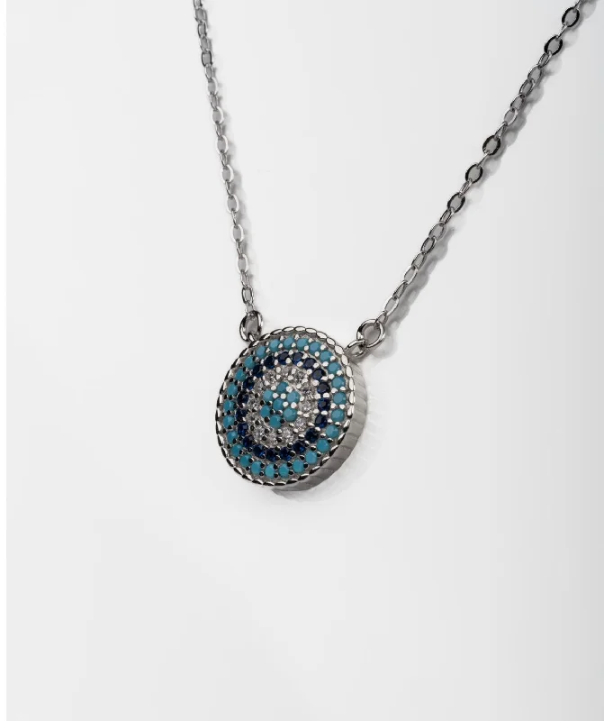 Limited-Time Offer On Elegant Jewelry Pieces .925 Sterling Silver Eye Can't Even Crystal Necklace Limited-Time Offer On Elegant Jewelry Pieces .925 Sterling Silver Eye Can't Even Crystal Necklace