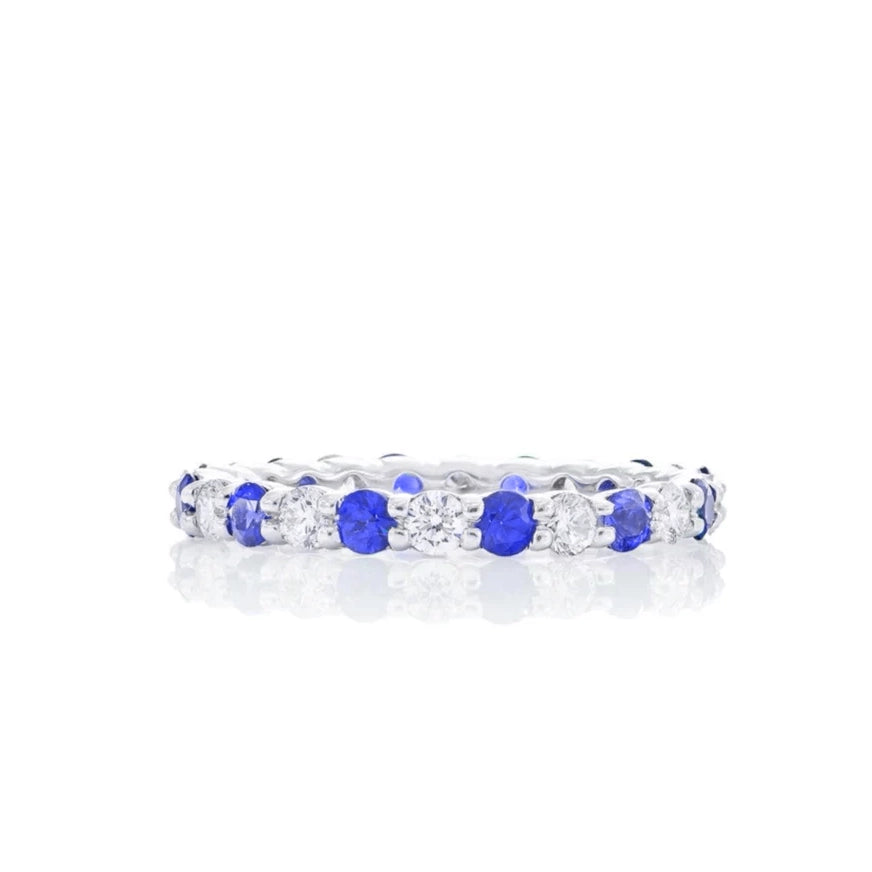 Elegant Designs, Unbeatable Discounts – Shop Jewelry Now JB Star Diamond & Sapphire Eternity Band Ring Elegant Designs, Unbeatable Discounts – Shop Jewelry Now JB Star Diamond & Sapphire Eternity Band Ring