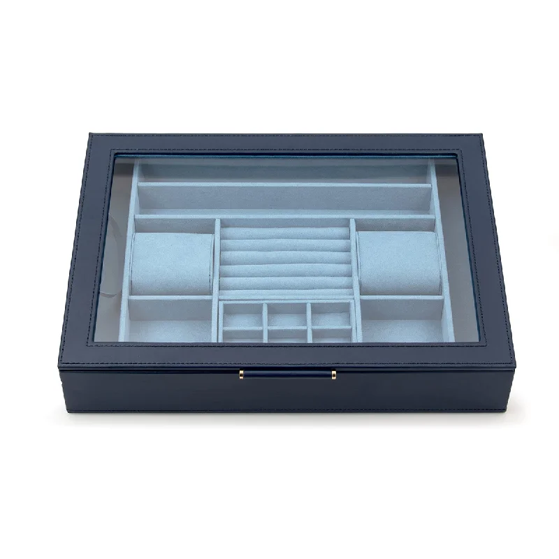 Dainty And Elegant Jewelry Now At Reduced Prices Large Blue Jewelry Box