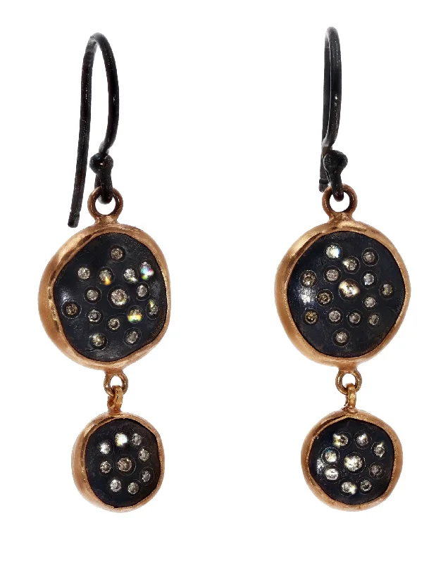 High-End Jewelry, Now More Affordable Than Ever Lika Behar Gold & Oxidized Sterling Silver Cognac Diamond Dangle Earrings High-End Jewelry, Now More Affordable Than Ever Lika Behar Gold & Oxidized Sterling Silver Cognac Diamond Dangle Earrings