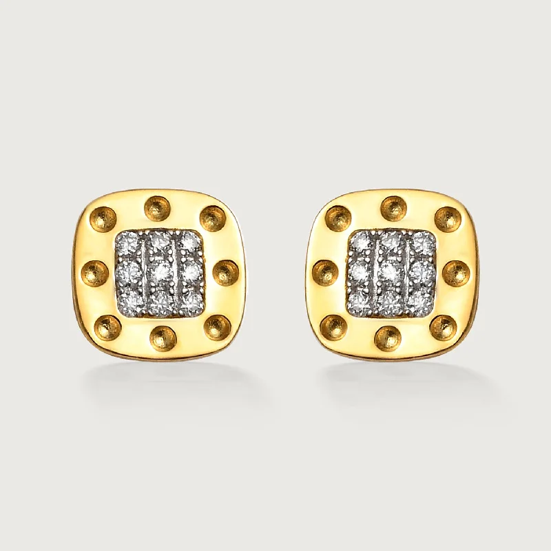 Luxury Jewelry Without The Luxury Price Tag Little Heart Stud Earrings + Moissanite Square Stud Earrings Luxury Jewelry Without The Luxury Price Tag Little Heart Stud Earrings + Moissanite Square Stud Earrings