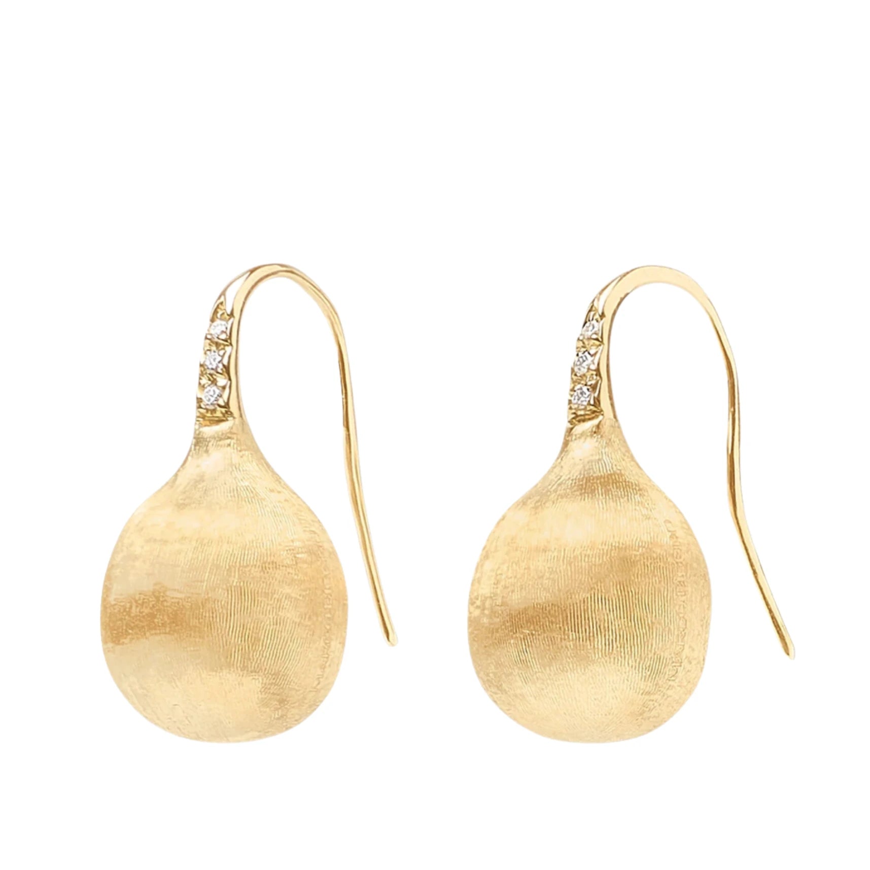 Luxury Jewelry Without The Luxury Price Tag Marco Bicego® 'Africa Boule' Yellow Gold Diamond French Wire Earrings Luxury Jewelry Without The Luxury Price Tag Marco Bicego® 'Africa Boule' Yellow Gold Diamond French Wire Earrings