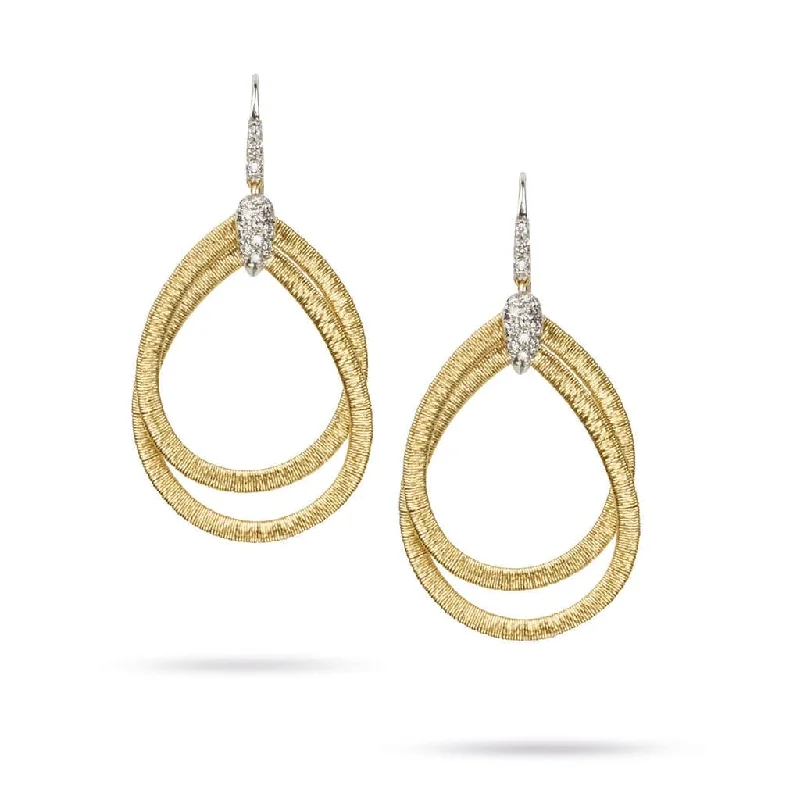 Jewelry Clearance – Final Chance To Save Big Marco Bicego® 'Cairo' Yellow Gold and Diamond Small Drop Earrings Jewelry Clearance – Final Chance To Save Big Marco Bicego® 'Cairo' Yellow Gold and Diamond Small Drop Earrings
