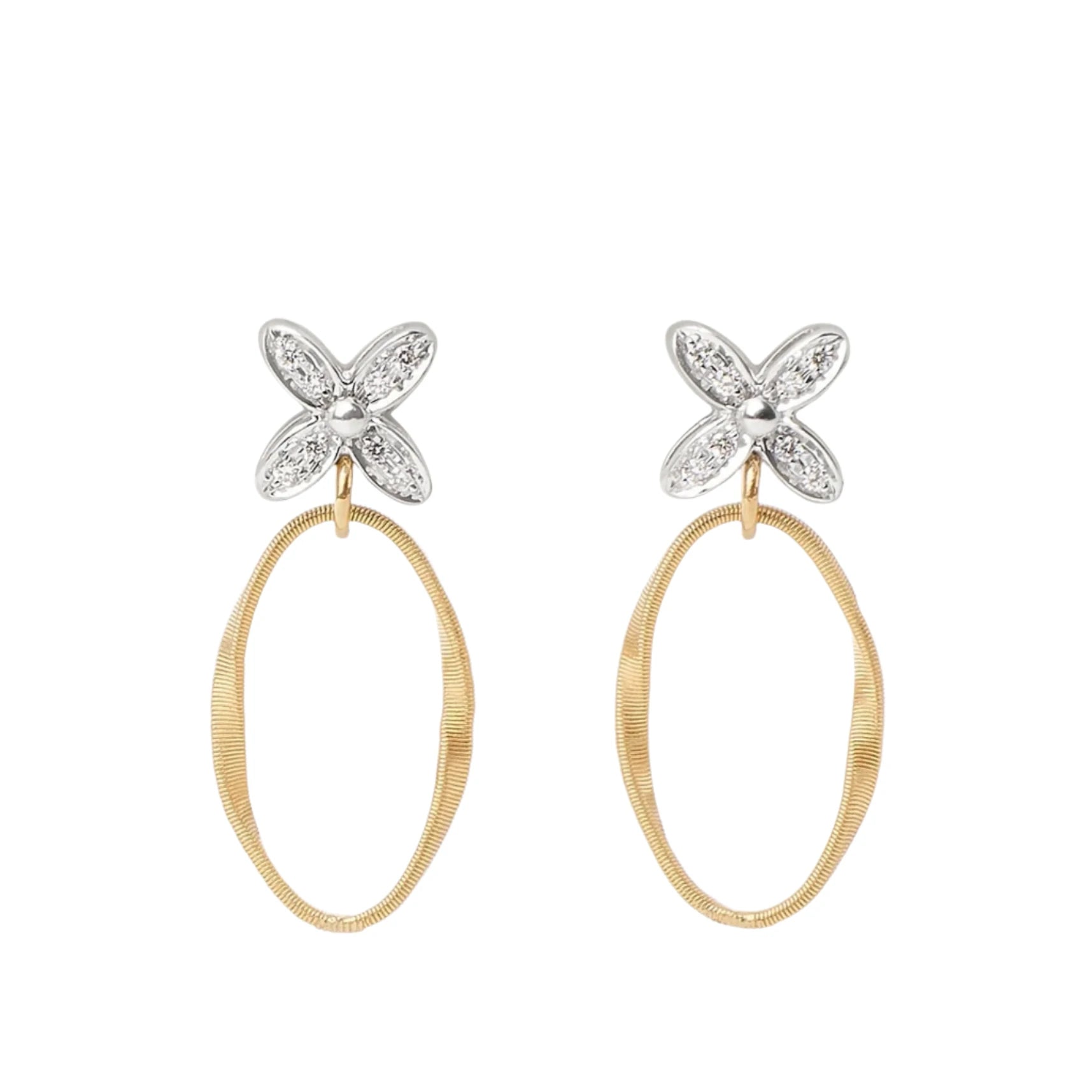 Last Chance To Shop High-End Jewelry At Markdown Prices Marco Bicego® 'Marrakech' Gold & Diamond Dangle Earrings
