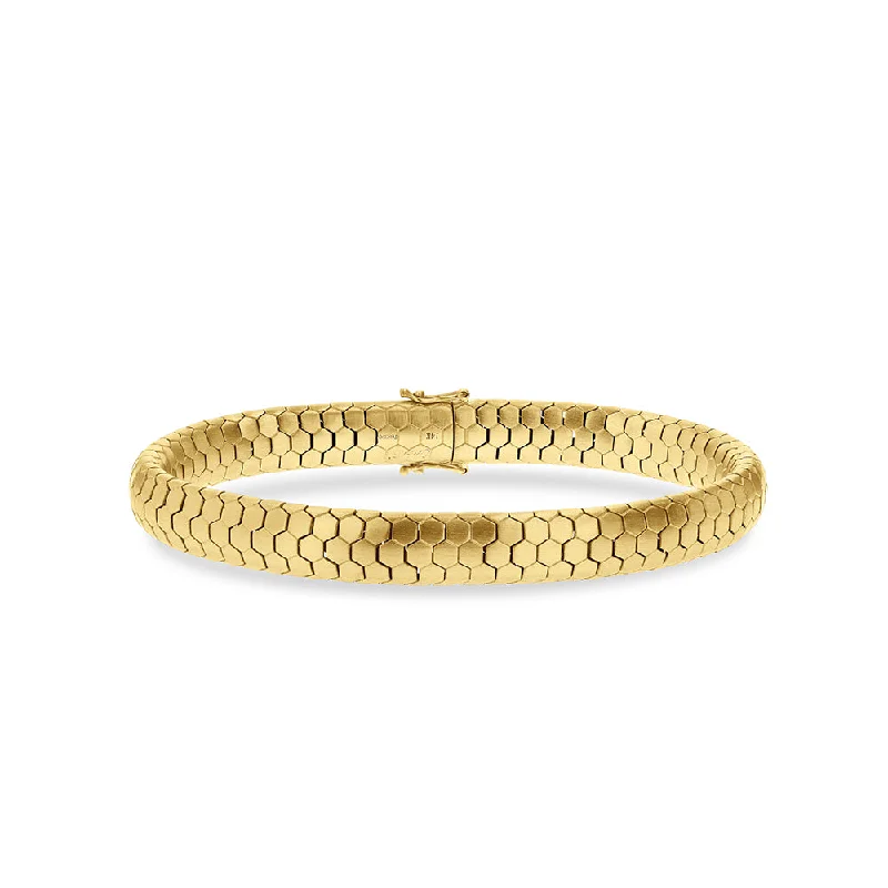 Unmissable Deals On Handmade Jewelry Collections Mens Satin-Finish Snakeskin Bracelet Unmissable Deals On Handmade Jewelry Collections Mens Satin-Finish Snakeskin Bracelet