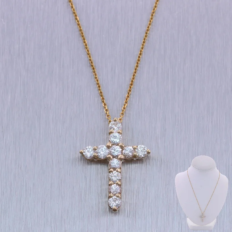 Exclusive Gemstone Jewelry Markdowns – Shop Now Modern 14k Yellow Gold 1.33ctw Diamond Cross 20" Necklace Exclusive Gemstone Jewelry Markdowns – Shop Now Modern 14k Yellow Gold 1.33ctw Diamond Cross 20" Necklace