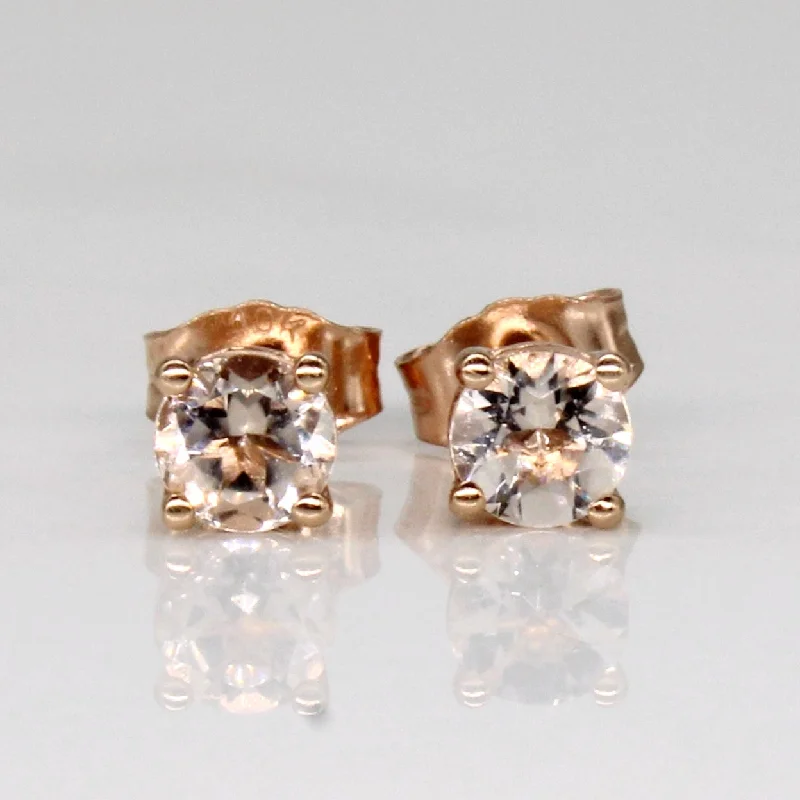 Special Sale On Handcrafted Jewelry – Shop Today Morganite Stud Earrings | 0.36ctw | Special Sale On Handcrafted Jewelry – Shop Today Morganite Stud Earrings | 0.36ctw |