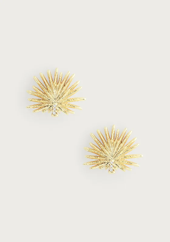 Grab Stylish Jewelry Before The Sale Ends Palm Stud Earrings