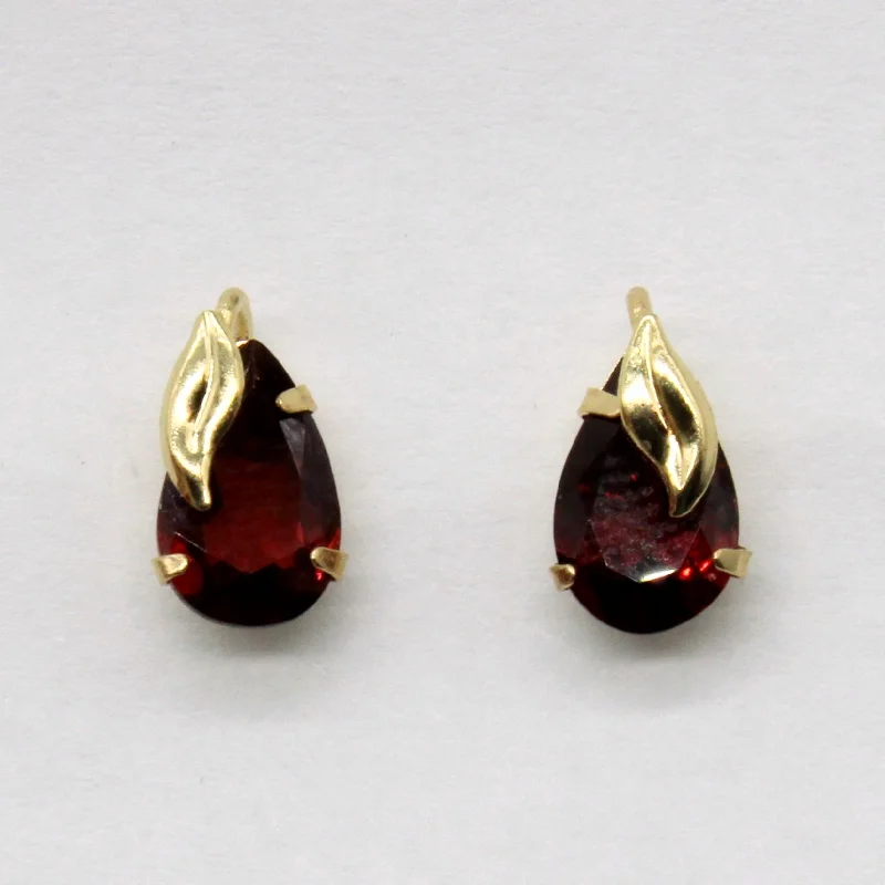 Seasonal Jewelry Clearance – Best Styles At The Lowest Prices Pear Cut Garnet 14k Stud Earrings | 1.30ctw | Seasonal Jewelry Clearance – Best Styles At The Lowest Prices Pear Cut Garnet 14k Stud Earrings | 1.30ctw |