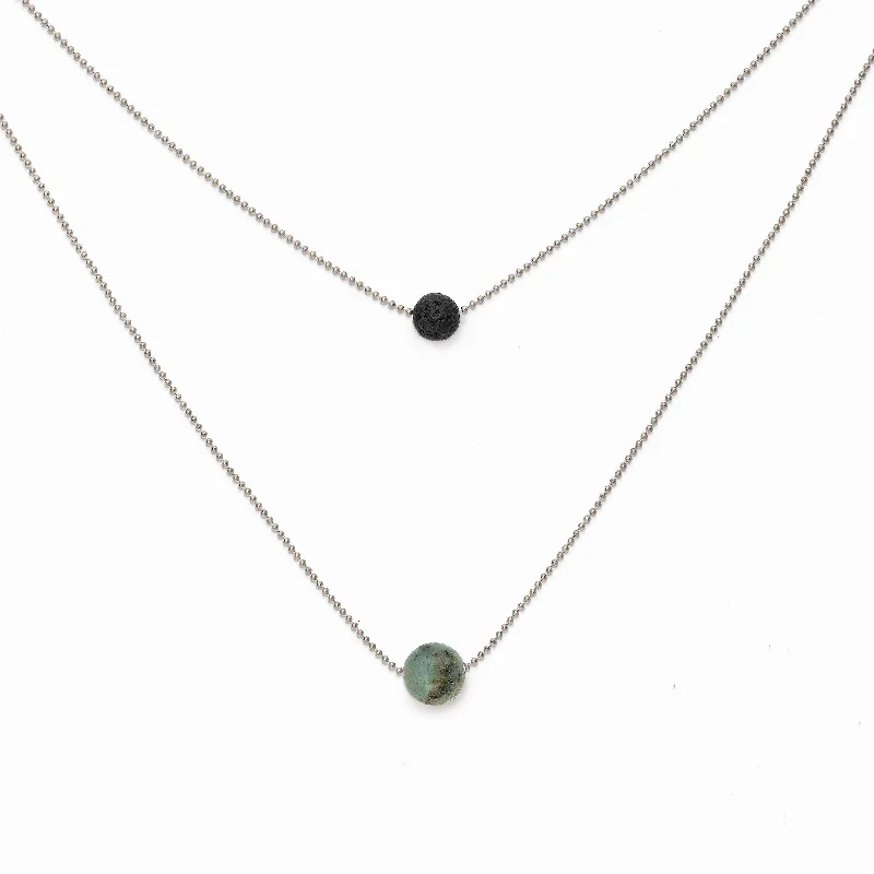 Shop High-Quality Jewelry At Jaw-Dropping Discounts Pure Diffuser Necklace - African Turquoise Shop High-Quality Jewelry At Jaw-Dropping Discounts Pure Diffuser Necklace - African Turquoise