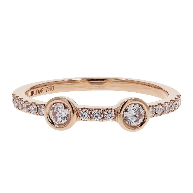 Premium Jewelry At Special Low Prices For A Limited Time Rose Gold Diamond Wedding Band