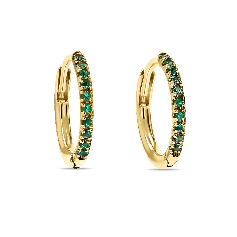 Elevate Your Outfit With Discounted Statement Jewelry Mini Gemstone Hoops by Zoe Chicco Elevate Your Outfit With Discounted Statement Jewelry Mini Gemstone Hoops by Zoe Chicco