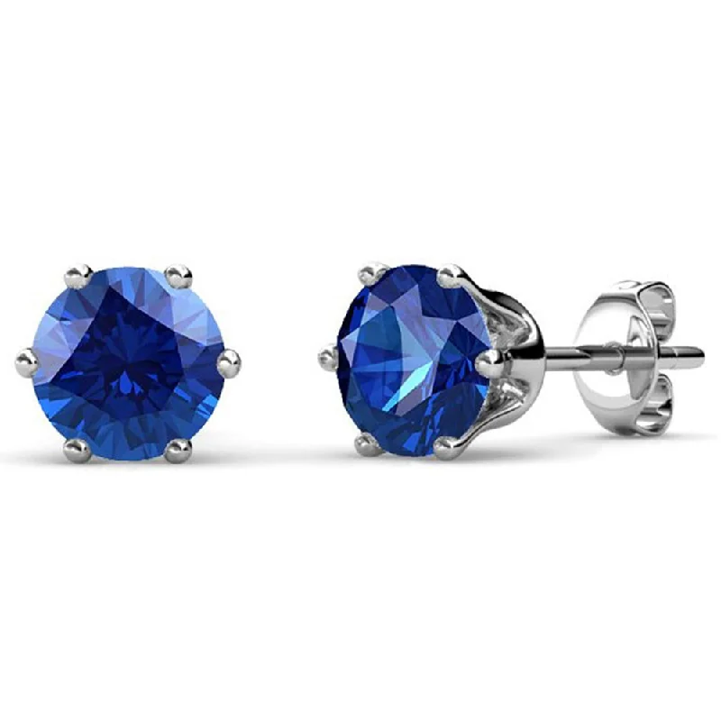 Holiday Jewelry Sale – Perfect Gifts At The Best Prices September Birthstone Sapphire Earrings 18k White Gold Plated Stud Earrings with 1CT Swarovski Crystal Holiday Jewelry Sale – Perfect Gifts At The Best Prices September Birthstone Sapphire Earrings 18k White Gold Plated Stud Earrings with 1CT Swarovski Crystal
