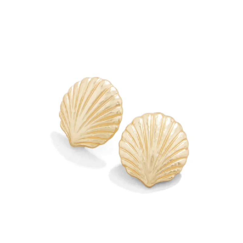 Don't Miss Out On Bestselling Jewelry At Special Prices Spartina Shello Stud Earrings - Gold Don't Miss Out On Bestselling Jewelry At Special Prices Spartina Shello Stud Earrings - Gold
