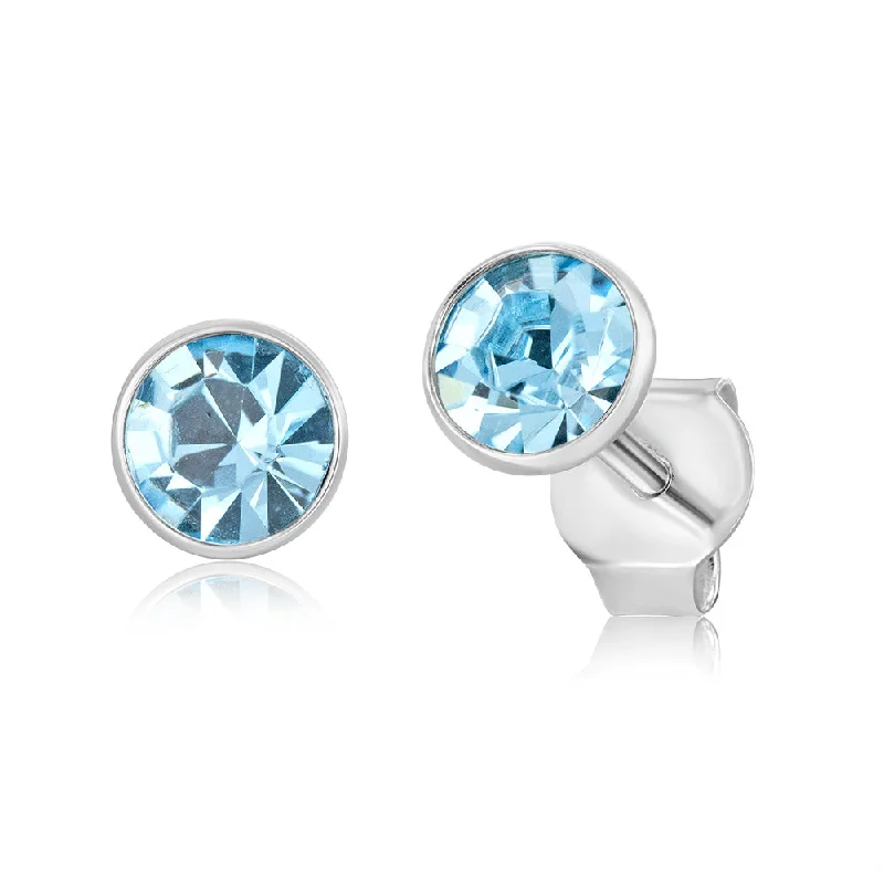 Discounted Luxury Jewelry – Shine Without The Splurge Sterling Silver Red Yellow And Blue 5mm Crystal Stud Earrings Discounted Luxury Jewelry – Shine Without The Splurge Sterling Silver Red Yellow And Blue 5mm Crystal Stud Earrings