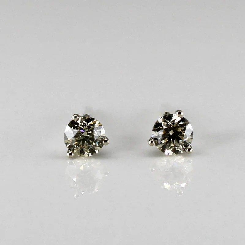 Grab Exquisite Jewelry At The Lowest Prices Three Prong Solitaire Diamond Stud Earrings | 0.50ctw | Grab Exquisite Jewelry At The Lowest Prices Three Prong Solitaire Diamond Stud Earrings | 0.50ctw |