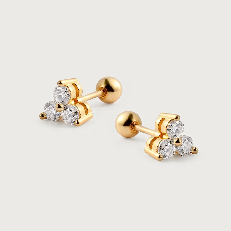 Trendy And Classic Jewelry Now At Reduced Prices Trinity Moissanite Sleep Stud Earrings + Moissanite Solitaire Small Sleep Earrings Trendy And Classic Jewelry Now At Reduced Prices Trinity Moissanite Sleep Stud Earrings + Moissanite Solitaire Small Sleep Earrings
