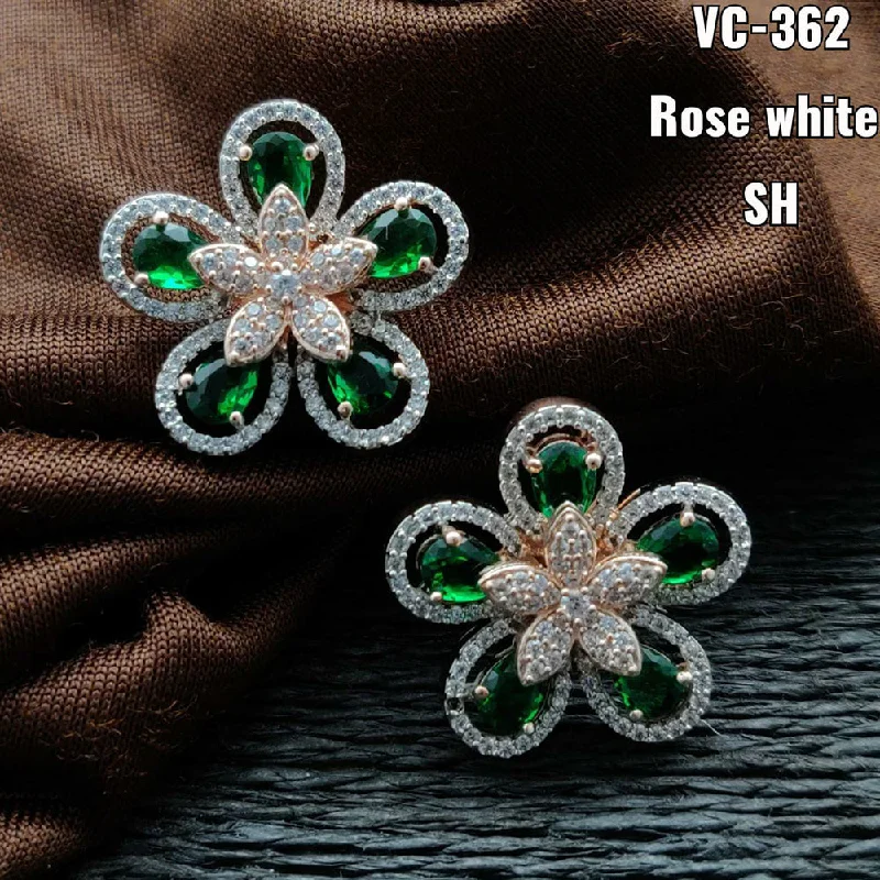 Get The Sparkle You Love At Prices You Adore Vivah creation 2 tone Plated AD Stone Stud Earrings Get The Sparkle You Love At Prices You Adore Vivah creation 2 tone Plated AD Stone Stud Earrings