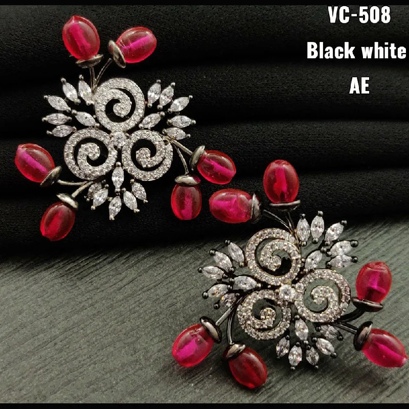 Handcrafted Beauty At Affordable Prices Vivah Creation Silver Plated AD Stone Stud Earrings Handcrafted Beauty At Affordable Prices Vivah Creation Silver Plated AD Stone Stud Earrings